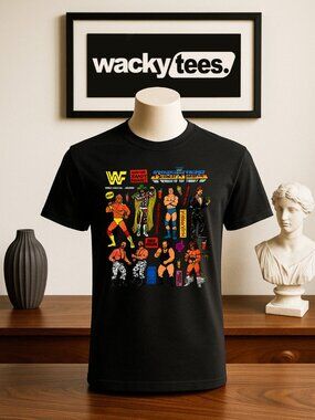 World Wrestling Superstars 80s Roster Funny Style Graphic Tee Shirt